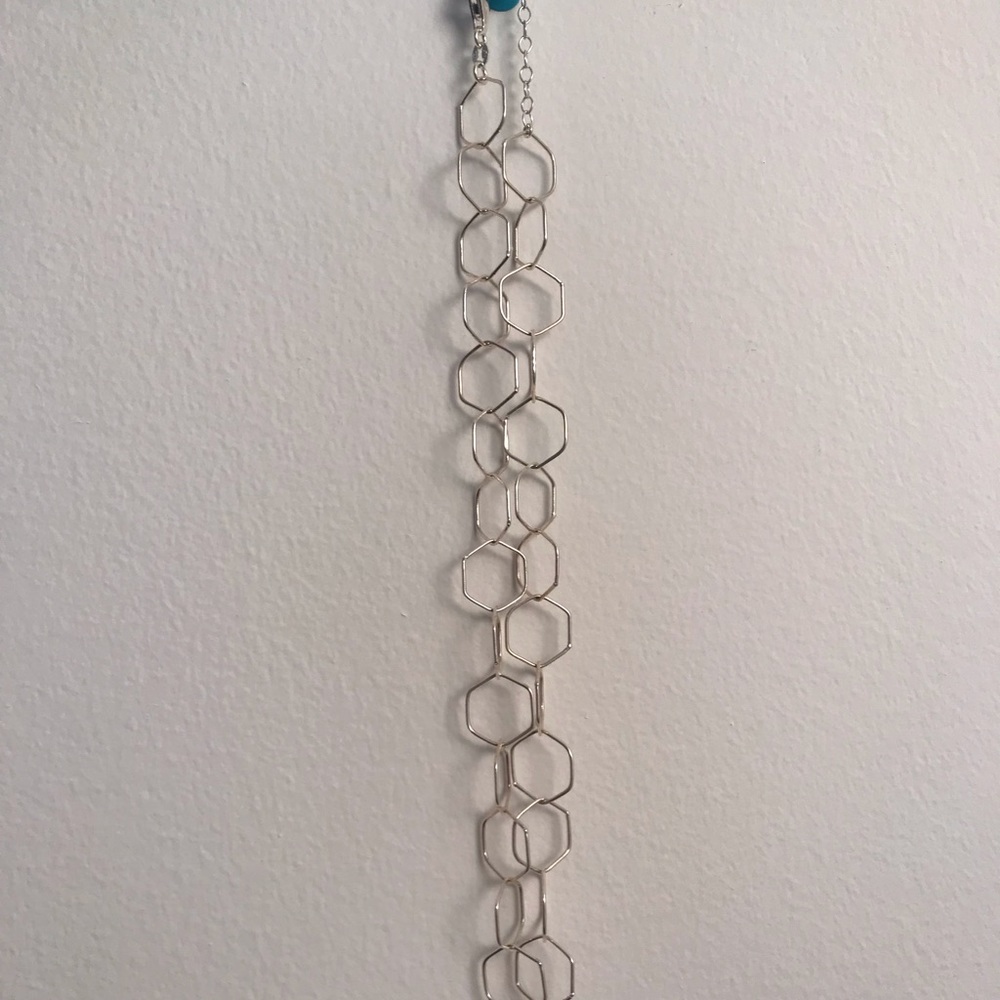 Sterling Silver Hexagonal Chain - image 2